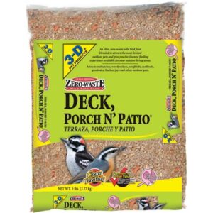 3-D Pet Products Deck, Porch Patio Blend Wild Bird Food, 5 lb.