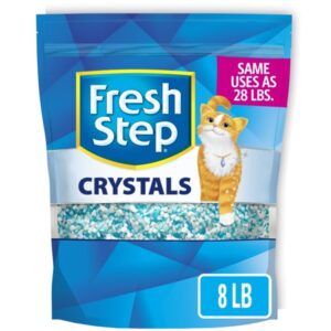 Fresh Step Crystals, Premium Cat Litter, Scented, 8 Pounds