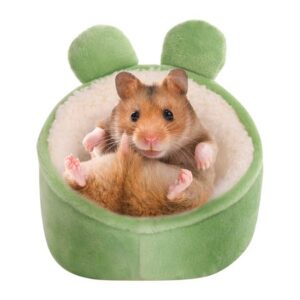 Hamster Mini Bed Warm Small Pets Animals House Bedding Cozy Nest Cage Accessories