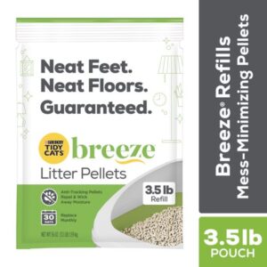 Purina Tidy Cats Litter Pellets, BREEZE Refill Litter Pellets, 3.5 lb. Pouch