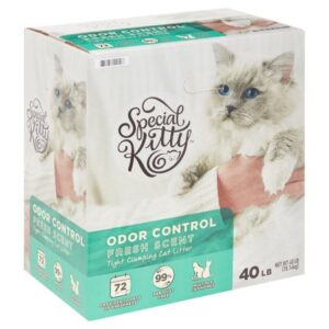 Special Kitty Odor Control Tight Clumping Cat Litter, Fresh Scent, 40 lb