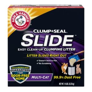 Arm & Hammer Slide Clumping Cat Litter, Multi Cat, 14 lb