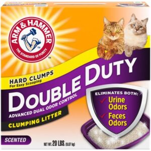 Arm & Hammer Double Duty Clumping Litter, 20lb Box