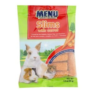 MENU SLIMS WITH CARROT TREAT FOR PET RABBITS, GUINEA PIGS AND HAMSTERS 1.5OZ