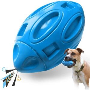 Dog Toys for Large Dogs, Rubber Puppy Chew Ball with Squeaker, Almost Indestructible and Durable Pet Toy for Medium and Large Breed