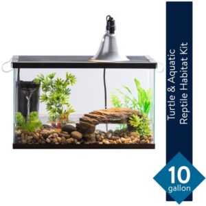 Aqua Culture 10-Gallon Turtle & Aquatic Reptile Habitat Starter Kit