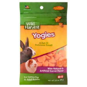 Wild Harvest Yogies 3.5 Ounces, with Carrot Flavor, for Guinea Pigs and Adult Rabbits