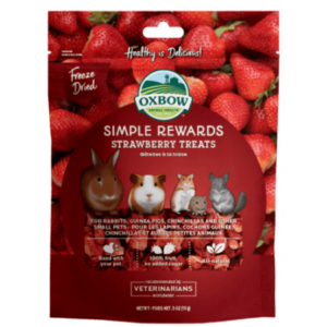 Oxbow Simple Rewards Strawberry Treats for Small Animals, 0.5 oz.