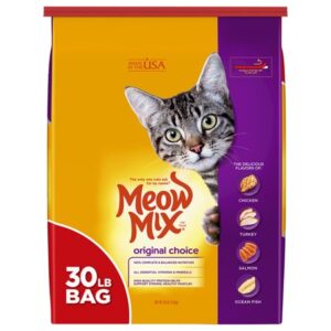 Meow Mix Original Choice Dry Cat Food, 30 Pounds