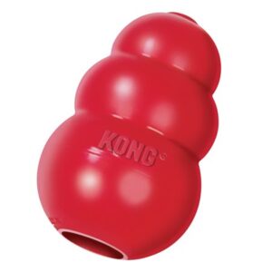 KONG Classic Non Toxic Rubber Dog Toy, Red, X-Small