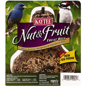 Kaytee Nut & Fruit Seed Wild Bird Feed Treat Bell, 15 oz.