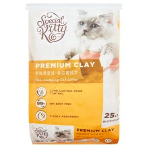 Special Kitty Premium Clay Cat Litter, Fresh Scent, 25 lb.