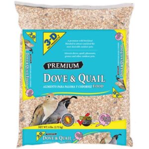 3-D Pet Products Premium Dove & Quail Wild Bird Food, 6 lb.