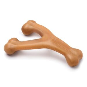 Benebone Real Chicken Durable Wishbone Dog Chew Toy, Large