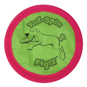 Booda Tail Spin Dog Frisbee Flyer Disc Toy, Small