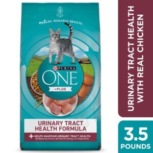 Purina ONE High Protein Dry Cat Food, +Plus Urinary Tract Health Formula, 3.5 lb. Bag