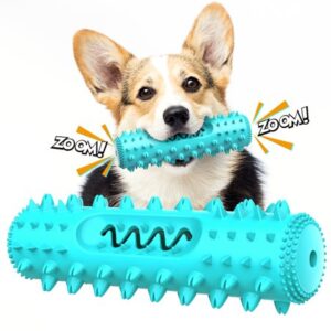 HESLAND Dog Chew Toys for Aggressive Chewers Small Medium Breed, Indestructible Dog Squeaky Toys, Puppy Chew Toothbrush Toys Dog Teeth Cleaning