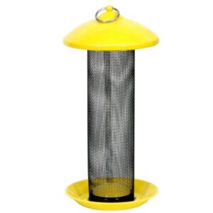 More BirdsMetal Screen Finch Feeder, Thistle Seed, Yellow