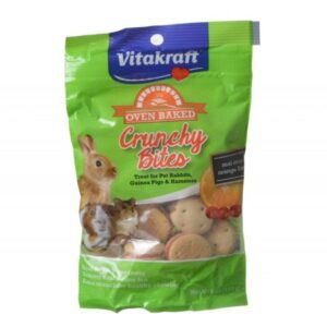 Vitakraft Crunchy Bites with Real Cran-Orange Flavor Small Animal Treat, 4 oz.