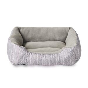 Vibrant Life Cuddler Pet Bed, Small, Gray, 15″ x 19″