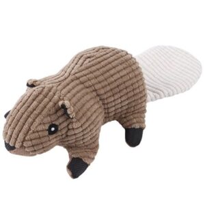 Dog chewing toy vent cartoon squirrel vocal doll squirrel brown Cute Dog Squeaky Toys Small Dog Plush Toys Stuffed Puppy Chew Toys Pet Supplies for Dogs New