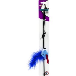 Spot Feather Boa with Wand and Catnip Cat Toy