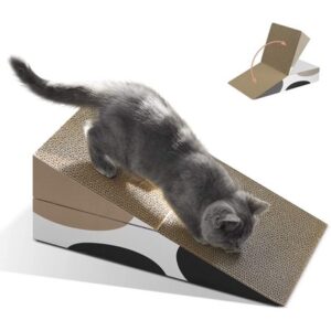 ComSaf Durable Cat Scratcher Bed, Lounge Bed for Furniture Protection, Cat Training Toy for Gift Giving