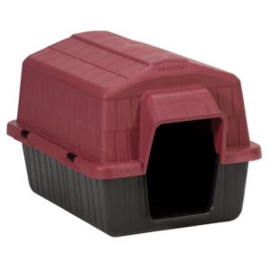 Petmate Barnhome III Plastic Dog House, Red, Black, X-Small, 26.50″L x 18″W x 16.50″H