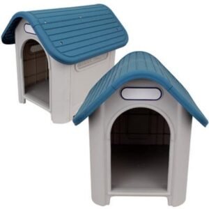 UsaWorld Sales Indoor/Outdoor Weather-Resistant Dog House, Medium, 24″x30″x26″