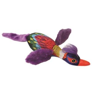 Schoochie Pet 544 Mardi Gras Bird Plush Toys, 19 in.