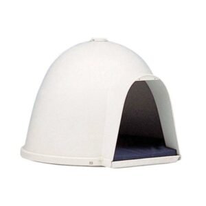 Petmate Dogloo Medium Plastic Dog House Gray 18.5 in. H X 25.3 in. W X 26 in. D