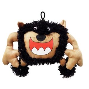 Plush Scary Big Mouth Monster Dog Toy, 9″