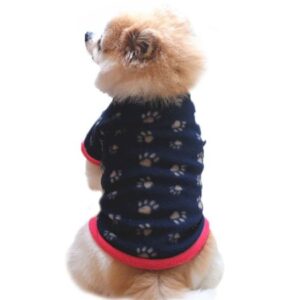 Small Pet Dog Fleece Vest Warm Shirt Coat Puppy Sweater Winter Apparel Clothes