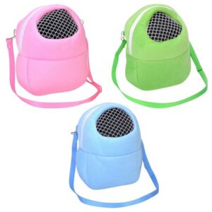 Topumt Small Animal Pet Carrier Travel Bag Dog Cat Guinea Pig Rabbit Hamster Bird Rat