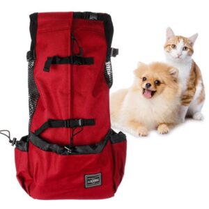 Pet Carrier Backpack,Cat Dog Carrier Backpack for Small Medium Large Cats Dog for Walking Hiking Bike and Motorcycle