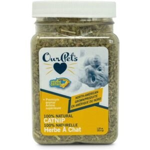 OurPets Cosmic Catnip, 100% Premium North-American Grown Catnip (Maximum Potency Catnip with an Enticing Aroma is a Perfect Addition to Cat Scratching Post, Cat Scratcher & Cat Toys)