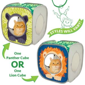 Kitty City Safari Collapsible Cat Cube