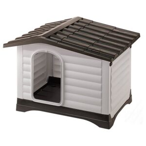 Ferplast Dog Villa Medium to Large Dog House Folding Porch