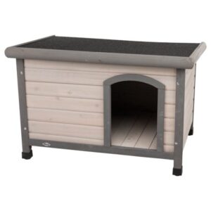 TRIXIE natura Classic Dog House Gray Small