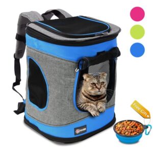 Pawsse Pet Carrier Backpack, 13.2″L x 12″W x 16″H