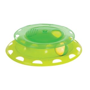 Petstages Catnip Chase Track Interactive Cat Toy, Green, One-Size