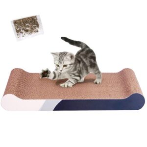 Cat Scratcher – Recycle Corrugated Cat Scratcher Cardboard Wave Shaped Reversible Scratching Pad for Kitty Cat Scratch Pad Lounger Sofa