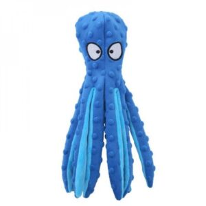 Left wind Pet Puzzle Bite Resistant Octopus Skin Shell Octopus Plush Toys