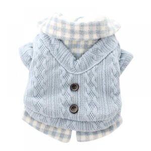 Pet Dog Sweaters, Knitted Classic Pet Sweater, Autumn Winter Warm Costume, Pet Dog Cat Warm Coat Dog Classic Outfit Knit Sweater Winter Clothes Apparel for Small Puppy