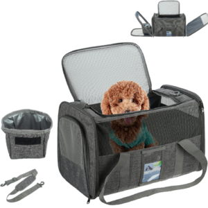 Pet Carrier Airline Approved, Soft-Sided Cat Carriers for Medium Cats Small Cats, Softy Dog Carriers for Small Dogs Medium Dogs