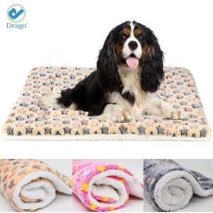 Deago Ultra Soft Pet Bed for Dogs and Cats, Reversible