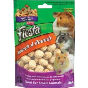 Kaytee Fiesta Krunch-A-Rounds Small Animal Treats, 3-oz bag