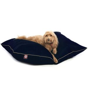 Majestic Pet Super Value Machine Washable Pet Dog Bed, Medium, Blue