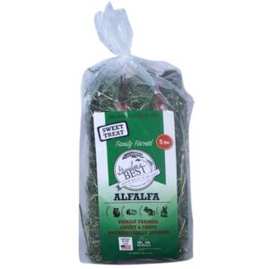 Grandpa’s Best Alfalfa Hay Mini Bale for Small Animals – 5lb