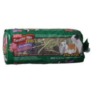 Kaytee Timothy Hay Plus Cranberries – Small Animals 24 oz